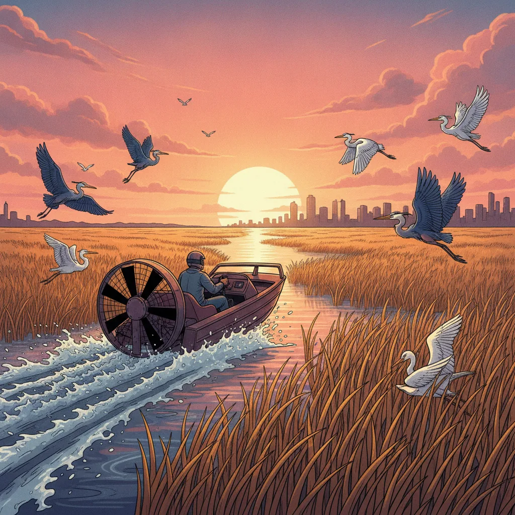 Out past the wetlands