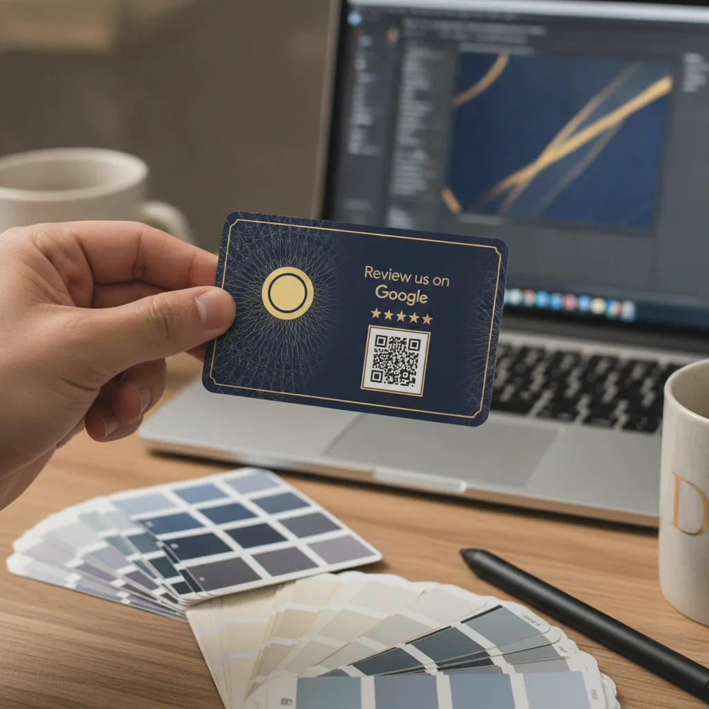 Your Brand themed review card design
